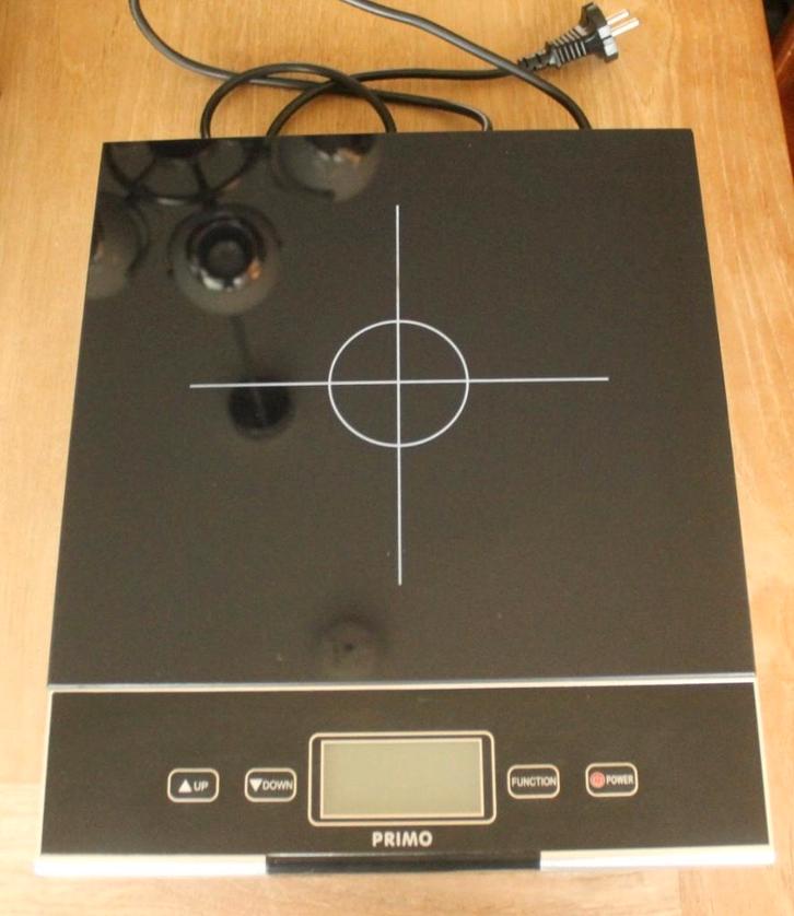 Plaque à induction Primo IKP1-A, cuisinière 1 brûleur, CN, Electroménager, Tables de cuisson, Comme neuf, Autoportant, 3 zones de cuisson ou moins