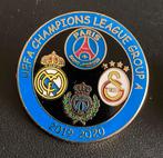 PIN Club Brugge PSG REAL MADRID GALATASARAY 19-20, Sport, Ophalen of Verzenden, Speldje of Pin, Zo goed als nieuw