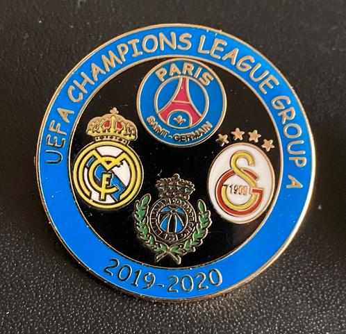 PIN FC Bruges PSG PARIS REAL MADRID GALATASARAY 19-20, Collections, Broches, Pins & Badges, Comme neuf, Insigne ou Pin's, Sport