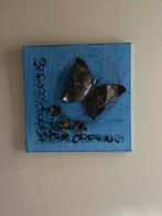 Schilderij vlinder in lood, Ophalen, Zo goed als nieuw, Schilderij