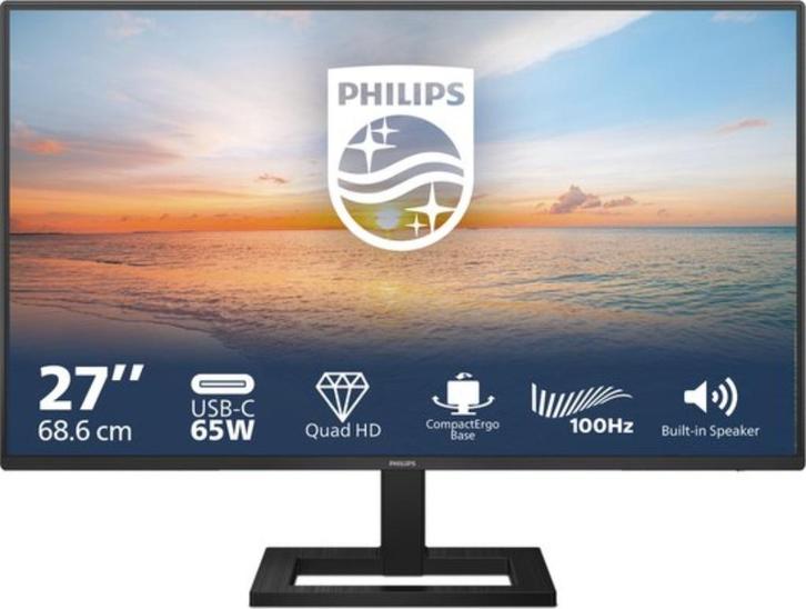 PHILIPS 27E1N1600AE/00 IPS 27 pouces 2K avec USB-C, Informatique & Logiciels, Moniteurs, Reconditionné, 61 à 100 Hz, HDMI, USB-C