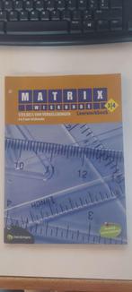 Matrix wiskunde stelsels van vergelijkingen leerwerkboek 3/4, Ophalen, ASO, Wiskunde A, Nieuw