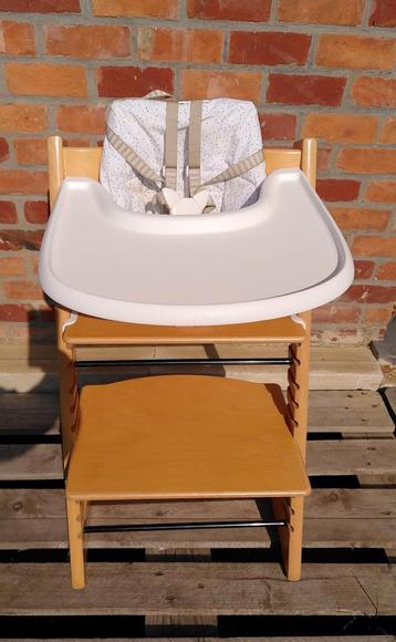 Stokke Tripp Trapp stoel, babyset met kussen beschikbaar voor biedingen