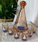 1950 frans zeilboten set gekleurd glas, Ophalen