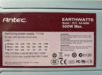 Antec Earthwatts EA-500D beschikbaar voor biedingen