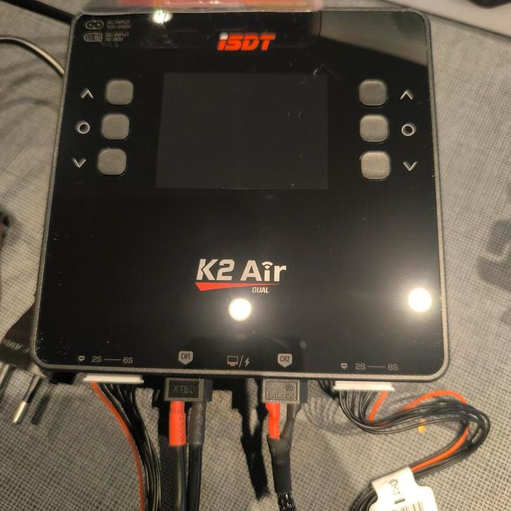ISDT K2 Air lader plus toebehoren., Hobby en Vrije tijd, Modelbouw | Radiografisch | Overige, Zo goed als nieuw, Ophalen