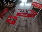 Tafel en 2 stoelen Coca Cola, Ophalen, Zo goed als nieuw