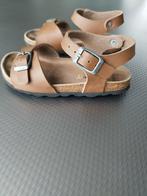 Lederen sandaaltjes maat 26 zo goed als nieuw, Enlèvement ou Envoi, Comme neuf, Garçon ou Fille