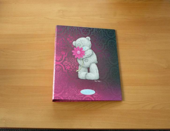 Fuchsia A4 map ringmap documentenmap Tatty Teddy Me to you, Diversen, Schoolbenodigdheden, Ophalen of Verzenden