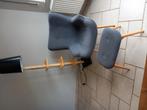 Scandinavische fauteuil met poef, Ophalen, Zo goed als nieuw