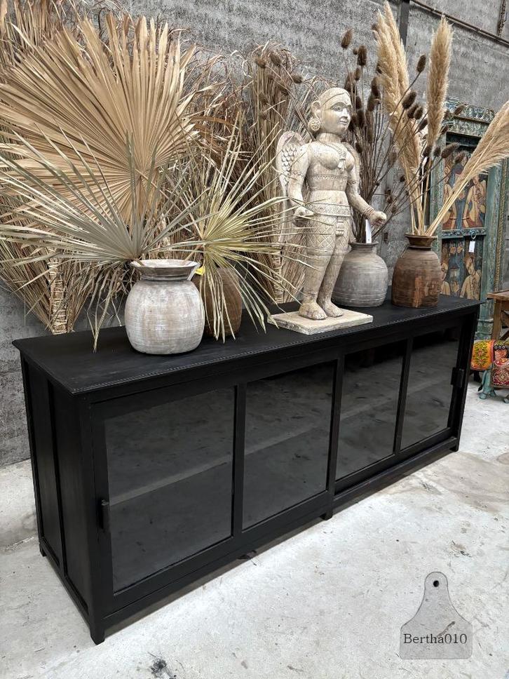Prachtig grote oude toonbank keukeneiland dressoir, Antiek en Kunst, Curiosa en Brocante, Ophalen of Verzenden