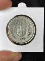 Suisse 5 francs 1933 B, Enlèvement ou Envoi, Monnaie en vrac, Argent