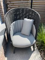 Launche zetel hoog model incl hoes en kussens, Ophalen, Zo goed als nieuw, Riet of Rotan, Modern