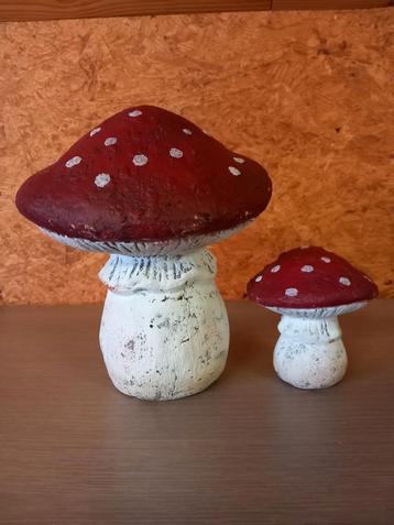 Paddenstoelen set van 2 stuks. NIEUW.  beschikbaar voor biedingen