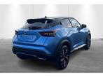 Nissan Juke DIG-T N-Design DCT + technology pack, Auto's, Nissan, Automaat, Stof, Blauw, Bedrijf