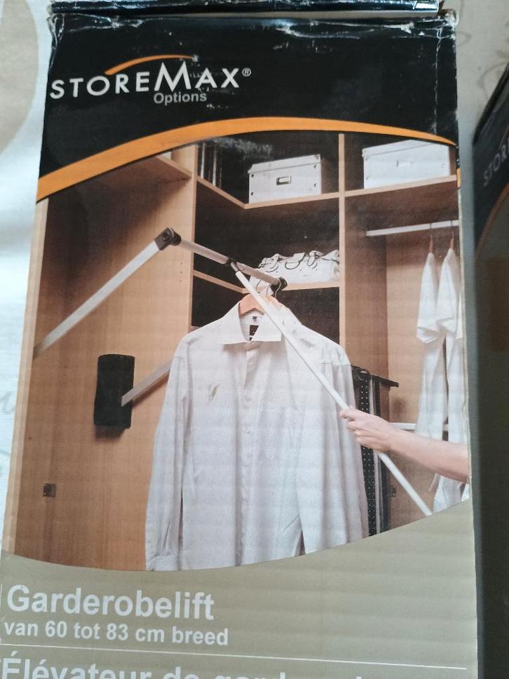 Kledinglift - Garderobelift –Storemax, Maison & Meubles, Armoires | Penderies & Garde-robes, Enlèvement ou Envoi
