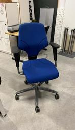 Ergonomische bureaustoel giroflex 64 blauw stoffering, Huis en Inrichting, Blauw, Ergonomisch, Ophalen of Verzenden, Bureaustoel