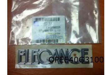 Opel Corsa C Combo / Meriva (11/00-2/12) embleem tekst "Eleg beschikbaar voor biedingen