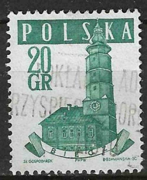 Polen 1958 - Yvert 923 - Hoofdsteden in Polen (ST), Timbres & Monnaies, Timbres | Europe | Autre, Affranchi, Pologne, Envoi