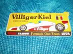 sticker F1 Villiger -Kiel 1978 Zolder, Verzamelen, Stickers, Ophalen of Verzenden