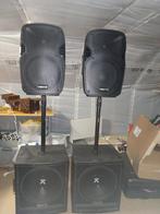 Vonyx  Set 2800W boxen, Gebruikt, Complete surroundset, 120 watt of meer, Ophalen