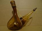 Vintage glazen karaf wijnkaraf decanteerkaraf Pinord 1960, Ophalen of Verzenden