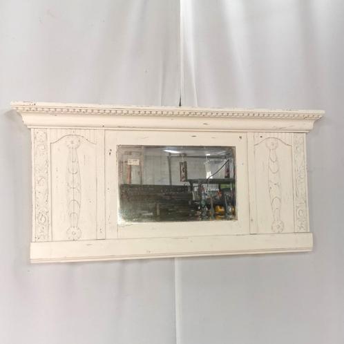 Grand miroir ancien avec cadre en brocante 107 H 52, Maison & Meubles, Accessoires pour la Maison | Miroirs, Utilisé, 100 à 125 cm