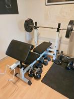 Halterbank gorillasports, Sport en Fitness, Ophalen, Gebruikt, Rug, Fitnessbank