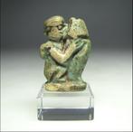 Egypte Prachtige faience Ithyphallic figuur, Ophalen of Verzenden