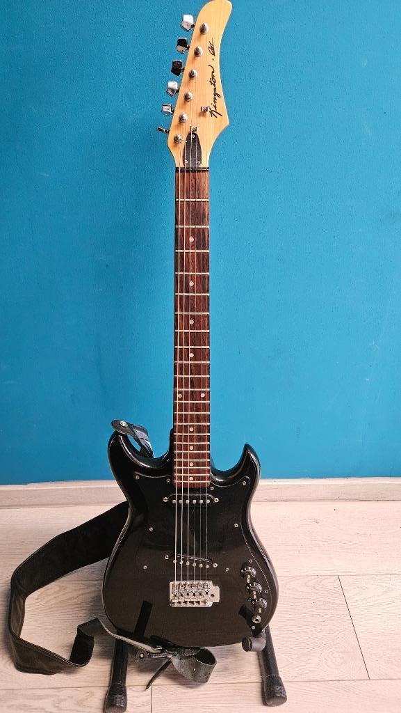 Kingston elektrische gitaar + riem + standaard - goede staat, Muziek en Instrumenten, Snaarinstrumenten | Gitaren | Akoestisch