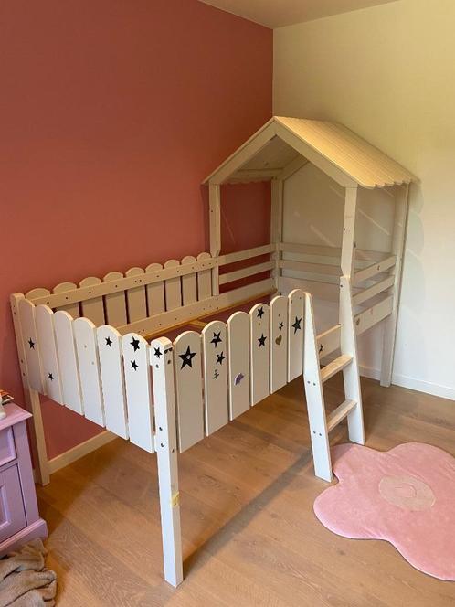 Bedhuisje frame, Kinderen en Baby's, Kinderkamer | Bedden, Gebruikt, 180 cm of meer, 85 tot 100 cm, Ophalen