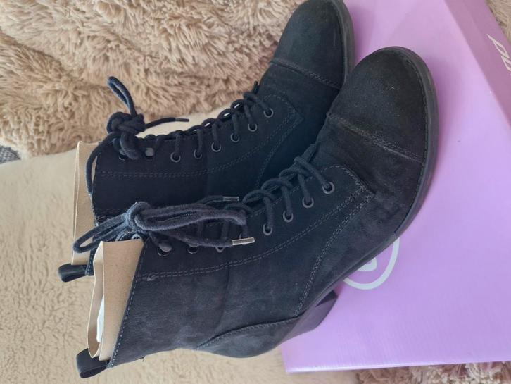 Enkellaars zwart nieuwstaat, Kleding | Dames, Schoenen, Zo goed als nieuw, Zwart, Ophalen of Verzenden