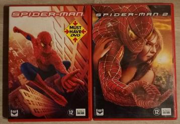 spiderman 1 en 2 in rode box