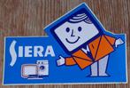 Vintage sticker Siera TV elektro retro autocollant, Comme neuf, Enlèvement ou Envoi, Marque