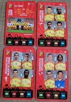 F.C. Tubize - 4 verzamelkaarten - seizoen 2008-2009, Ophalen of Verzenden, Zo goed als nieuw, Poster, Plaatje of Sticker