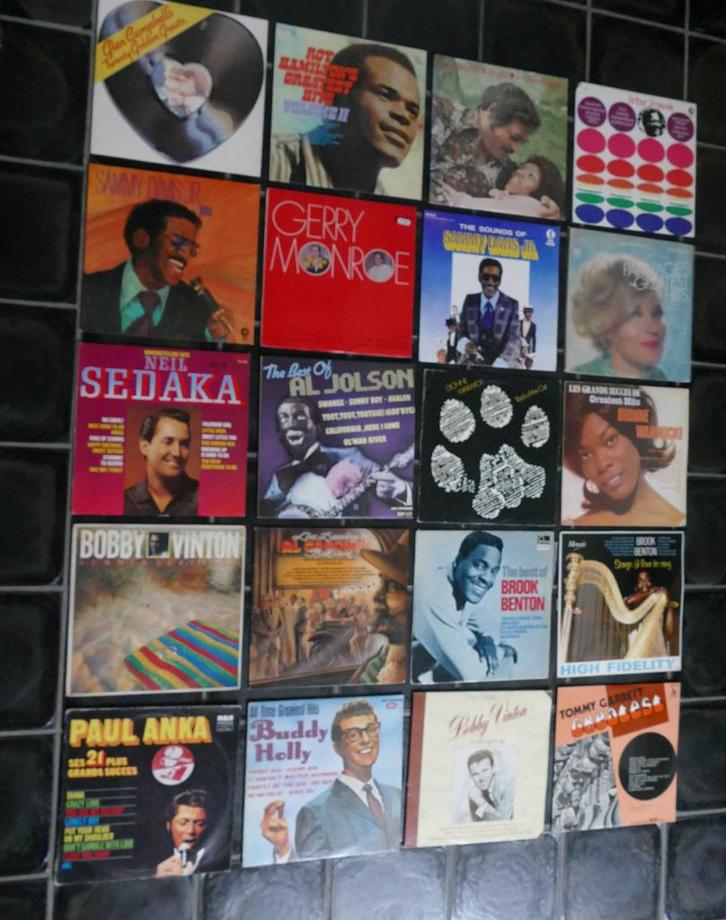 Lot van 40 LP's, Cd's en Dvd's, Vinyl | Pop, Gebruikt, 12 inch, Ophalen of Verzenden