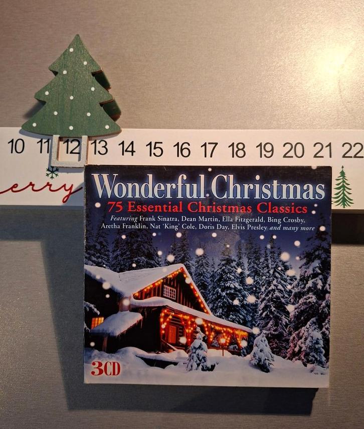 3cd set. Wonderful Christmas.  75 Essential Classics., Cd's en Dvd's, Cd's | Kerst en Sinterklaas, Ophalen of Verzenden