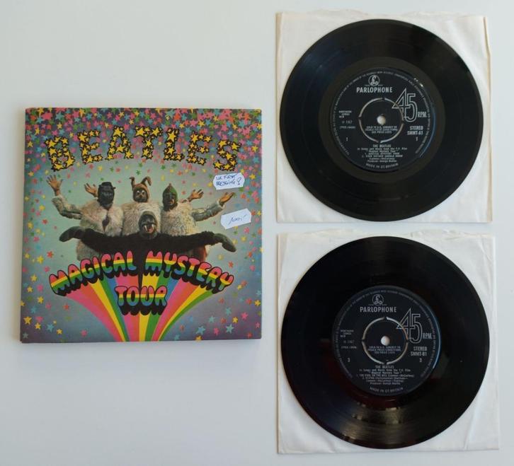 The Beatles: 'Magical Mystery Tour' (EP's): UK 1967, Cd's en Dvd's, Vinyl | Pop, Gebruikt, 1960 tot 1980, Overige formaten, Ophalen of Verzenden