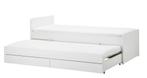 IKEA SLAKT wit bed (eerste), Ophalen, Wit, Tweepersoons, Zo goed als nieuw