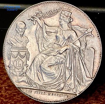 Belgium 2 Francs module 1856 Dubbel O beschikbaar voor biedingen