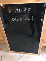 Grand tableau noir en verre fait maison restaurant bistrot, Maison & Meubles, Comme neuf, Tableau noir