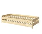 Lit empilable IKEA Utåker 80x200 cm pin, état neuf, démonté, Ophalen, Verstelbaar, Beige, Tweepersoons