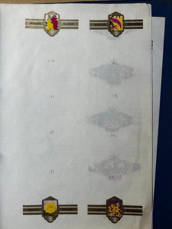 Verzameling sigarenbandjes boek 1 deel 6/6, Verzamelen, Rookartikelen, Aanstekers en Luciferdoosjes, Zo goed als nieuw, Sigarenbandjes