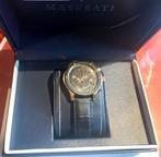 MASERATI GT ECO ENERGY horloge, Ophalen of Verzenden, Gebruikt, Leer, Overige merken