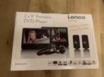 Lenco 2x9’ draagbare dvd, Gebruikt, Draagbaar, Ophalen of Verzenden, Overige merken