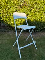 IKEA FRANKLIN - witte barkruk 63cm, Huis en Inrichting, Barkrukken, Ophalen, Met voetsteun, 60 tot 90 cm, Nieuw
