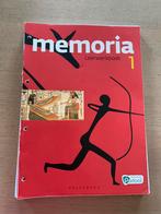 Leerwerkboek memoria 1, Boeken, Schoolboeken, Ophalen of Verzenden, Nieuw, Nederlands