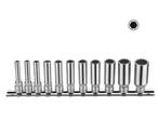 Doppenset lang Engels zeskant 1/4" 11-delig Force, Auto diversen, Autogereedschap, Ophalen of Verzenden, Nieuw
