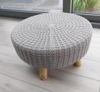 Poef, Maison & Meubles, Canapés | Repose-pieds & Poufs, Comme neuf, Rond, 50 à 75 cm, Enlèvement