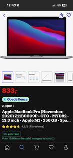 Macbook pro 2020, Computers en Software, 256 GB, 8 GB, 13 inch, Nieuw